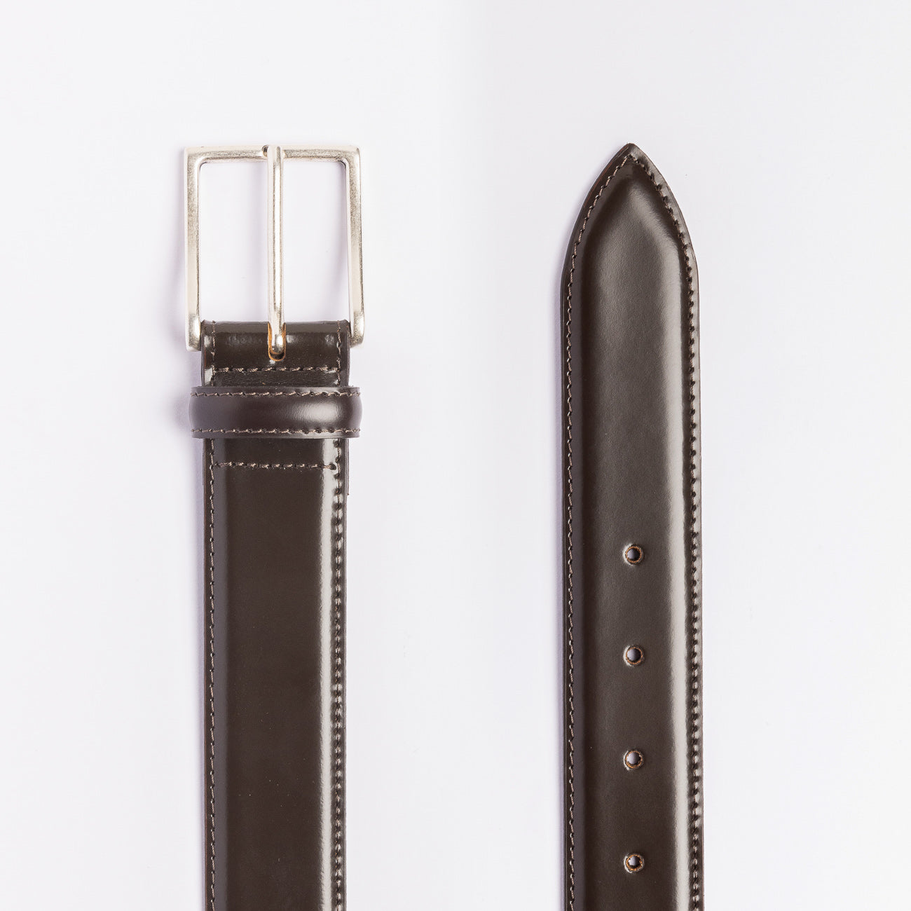 Andrea D'Amico ACU2763 brown brushed leather belt