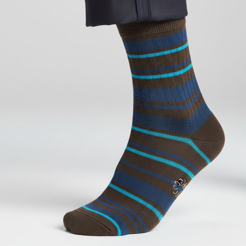 Calza corta Alto Milano Andre Short in lana marrone scuro