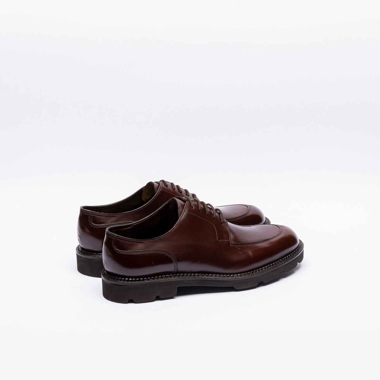 Stringata derby John Lobb Hardington in pelle marrone