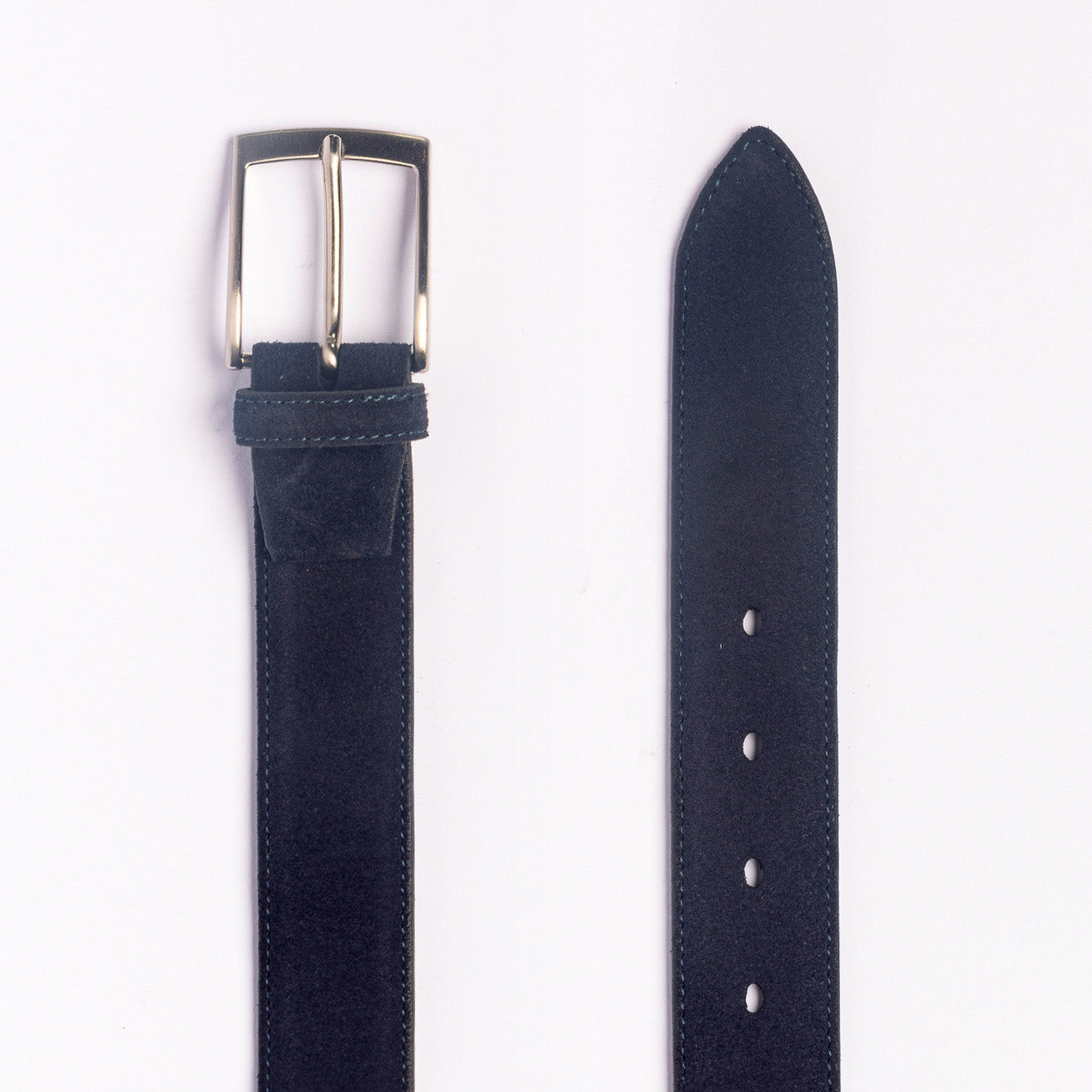 Cintura Alberto Luti 09/35 in camoscio blu