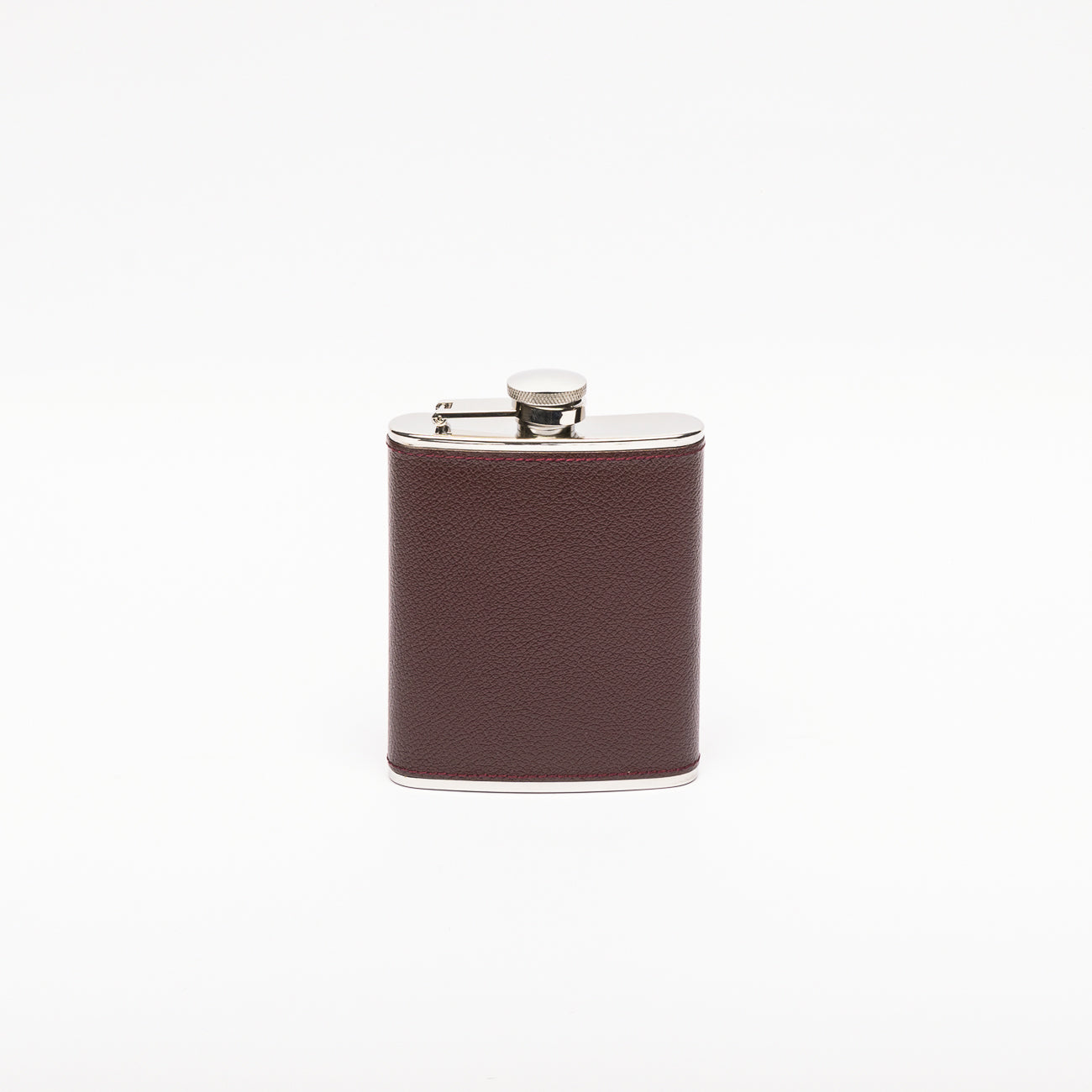 Fiaschetta Ettinger London in pelle martellata bordeaux