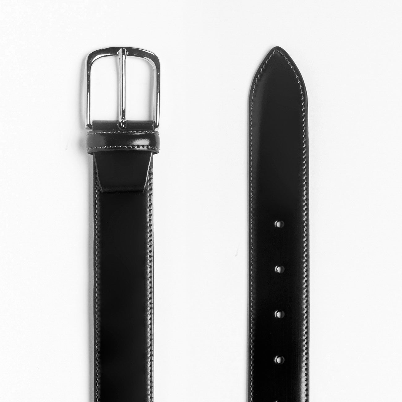 Cintura Alberto Luti 041/35 in pelle nera