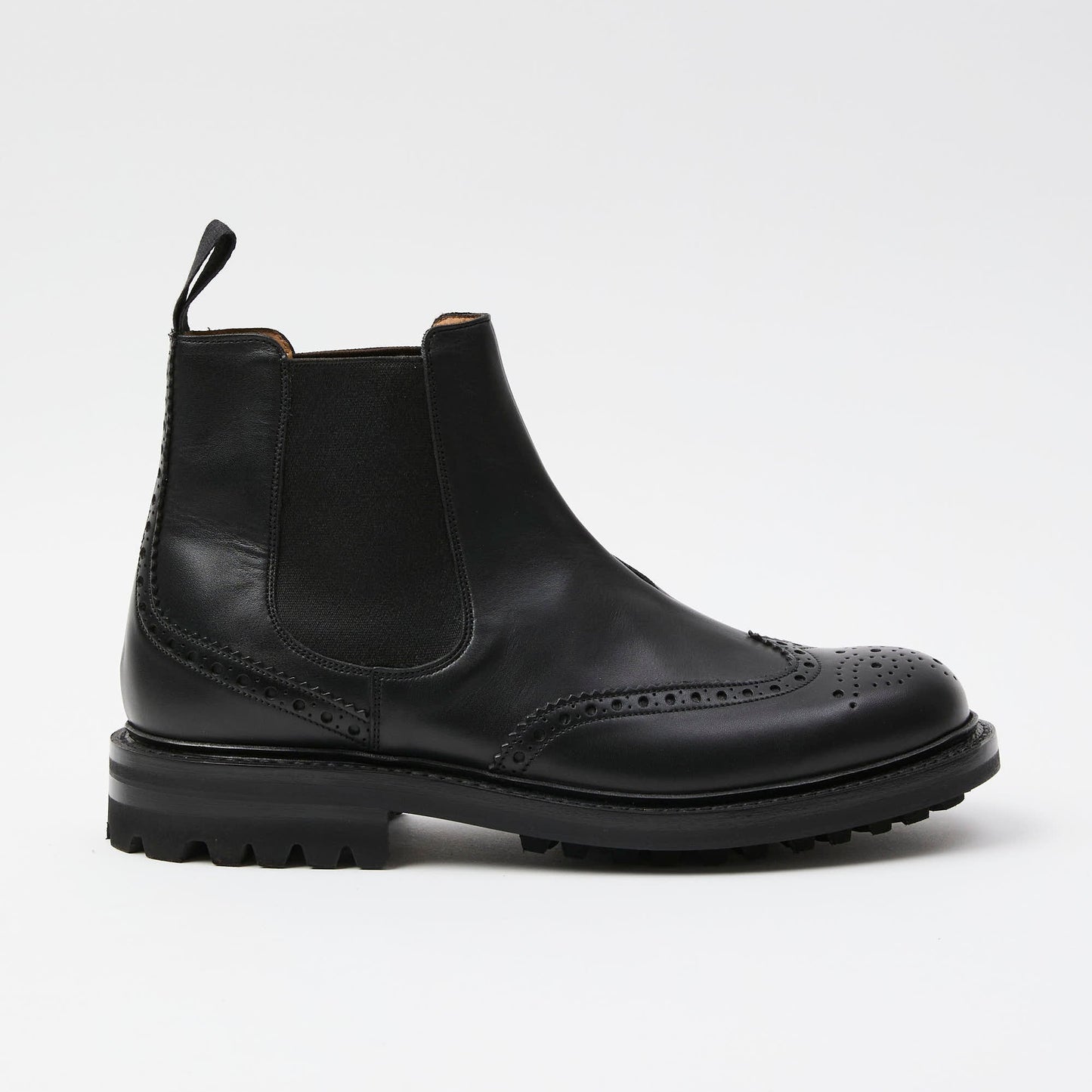 Church's Mc Entyre LW black calf full brogue chelsea boot