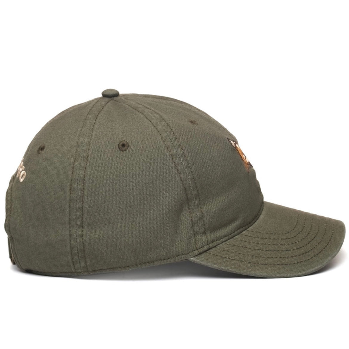 Cappellino da baseball Sebago Connor Canvas in cotone verde