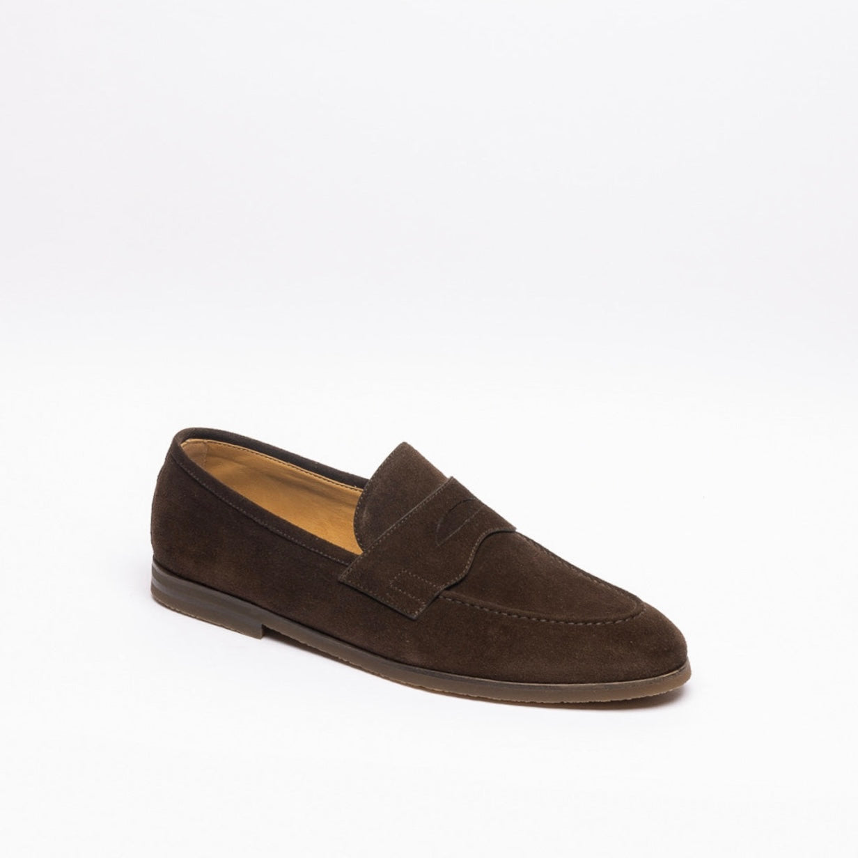 Barrett 221U021.3 penny loafer moccasin in brown suede