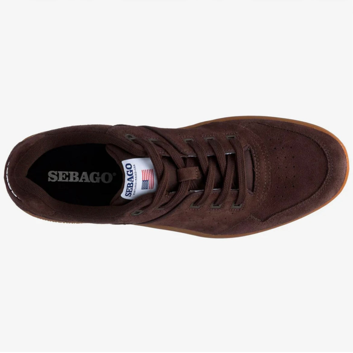 Sneaker da barca Sebago Hurricane Suede in camoscio marrone