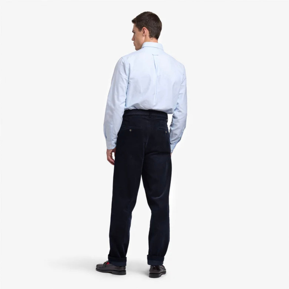 Pantalone a coste Sebago Rendon Cordury in tessuto blu