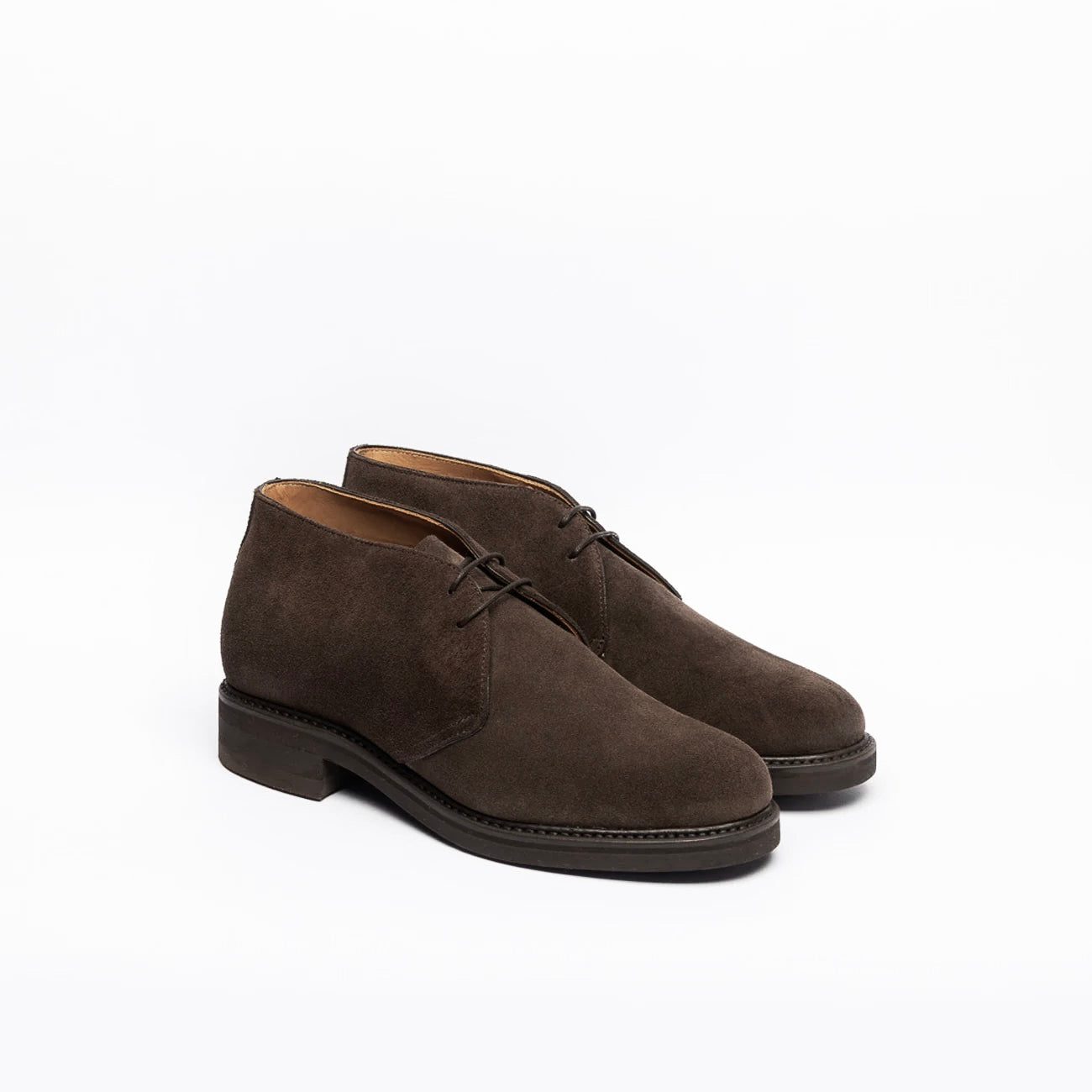 Stivale chukka Berwick 635 in camoscio marrone scuro