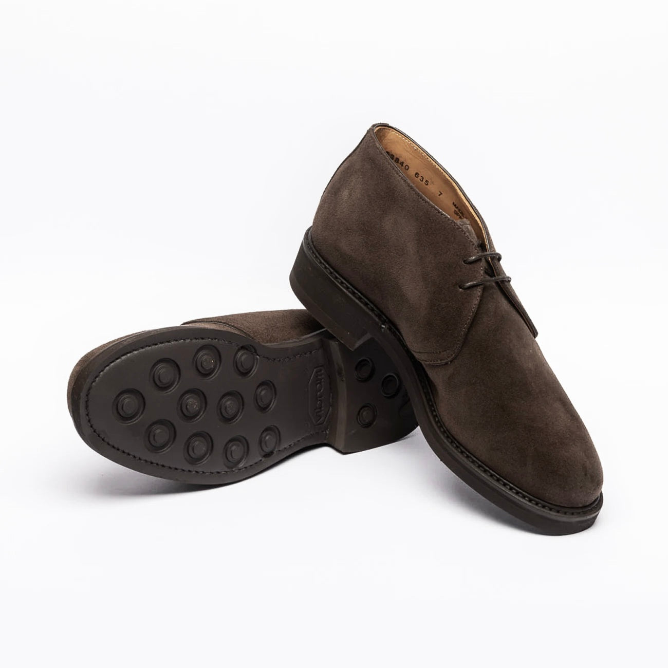 Stivale chukka Berwick 635 in camoscio marrone scuro