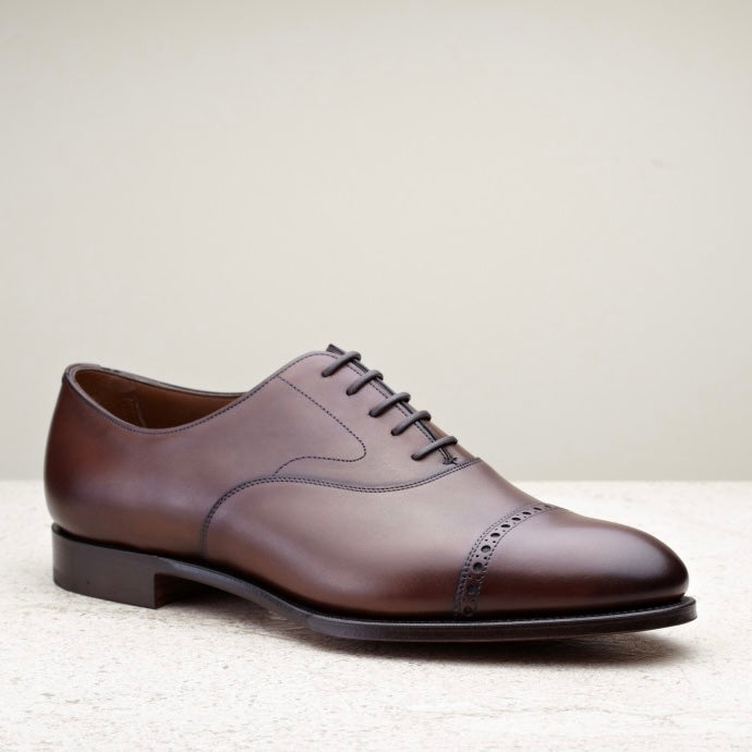 Edward Green Berkeley lace-up shoe in redwood antique leather