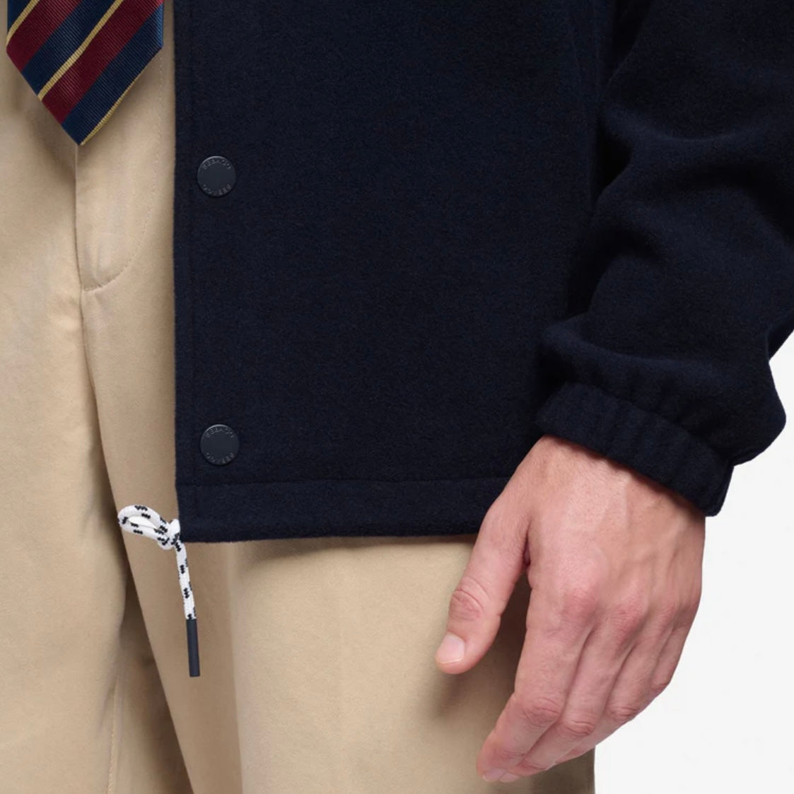 Sebago Tender Wool single-breasted jacket in blue wool