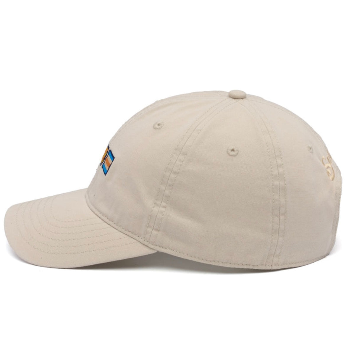 Cappellino da baseball Sebago Connor Canvas in cotone beige