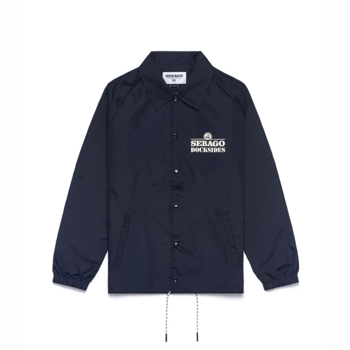 Sebago Tender single-breasted jacket in blue unlined nylon