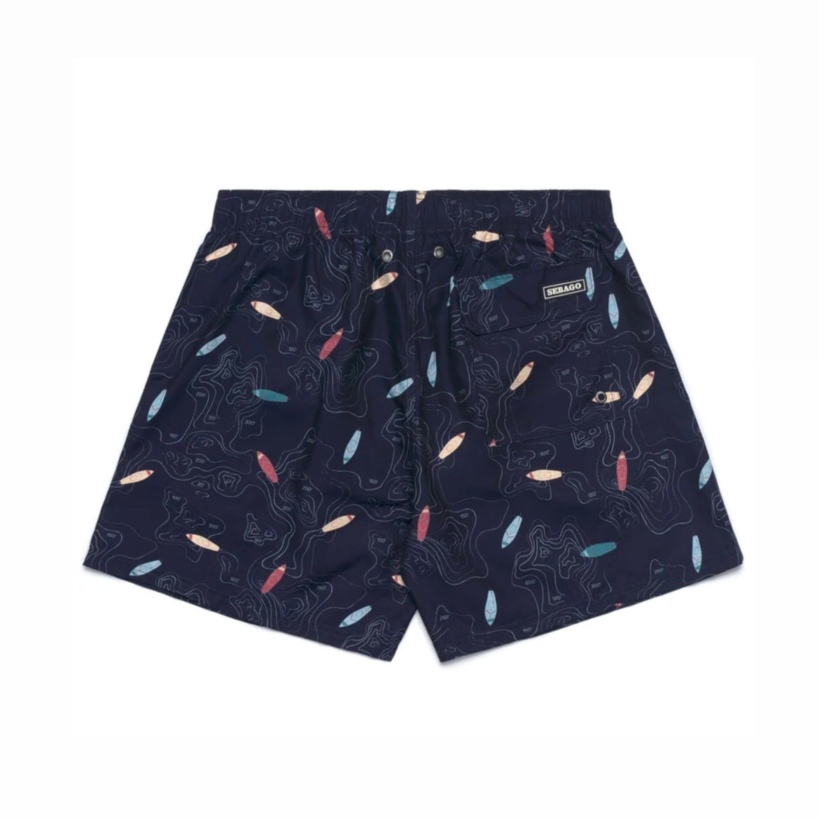 Sebago Dayton swimsuit in blue fabric