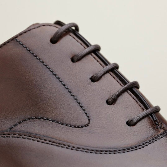 Edward Green Berkeley lace-up shoe in redwood antique leather