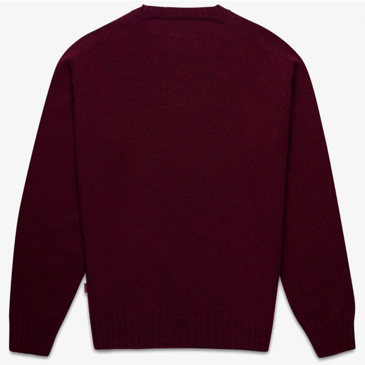 Maglione girocollo Sebago Gilead in lana bordeaux