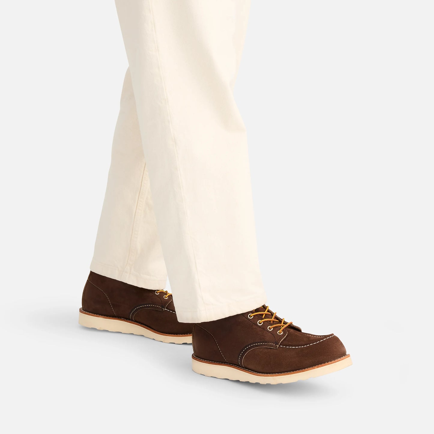 Stivale derby Red Wing Classic Moc 8836 in camoscio marrone