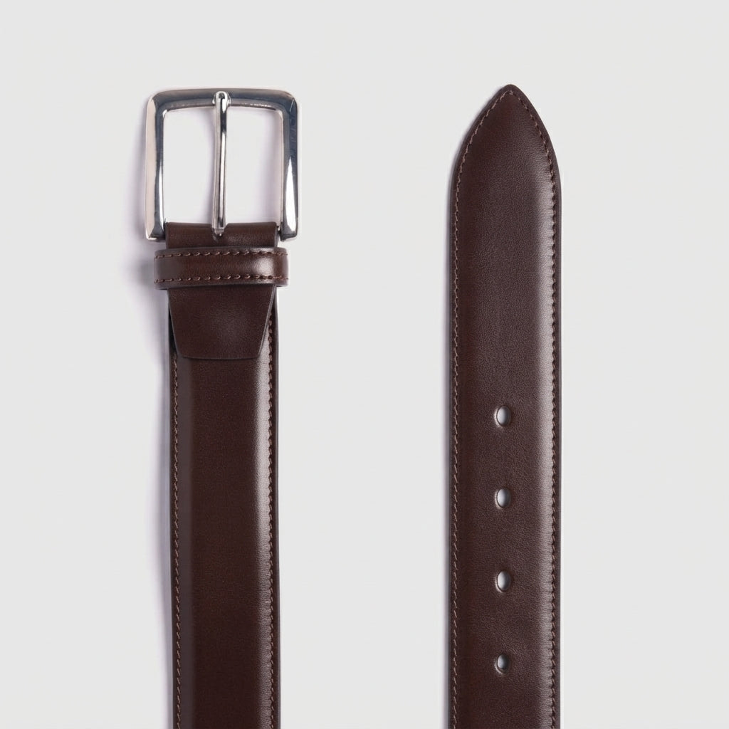 Cintura Alberto Luti 05/35 in pelle marrone