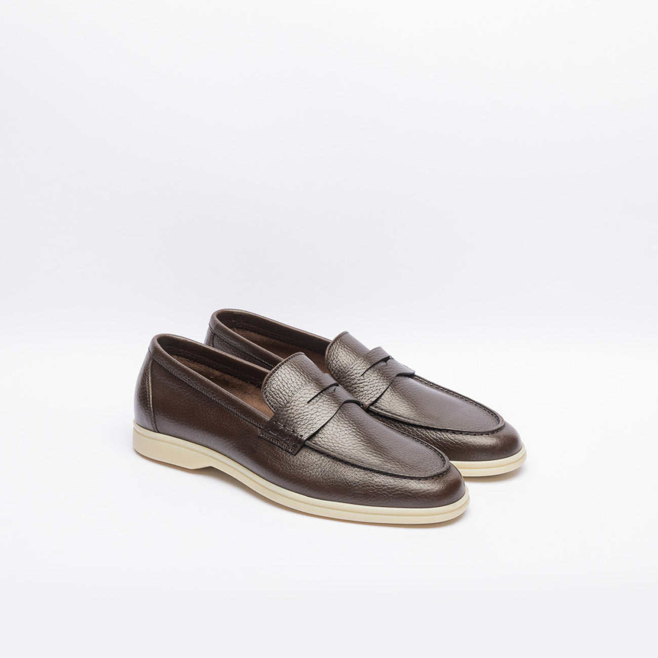 Berwick 5371 brown leather penny loafer