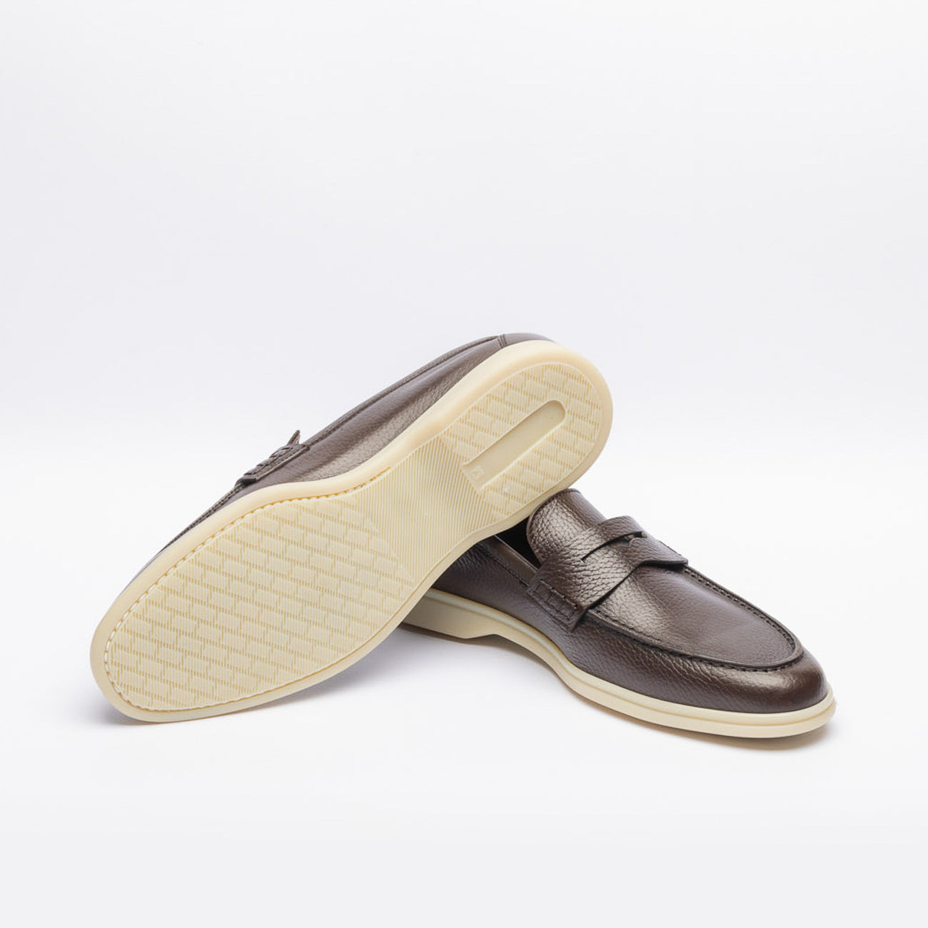 Berwick 5371 brown leather penny loafer