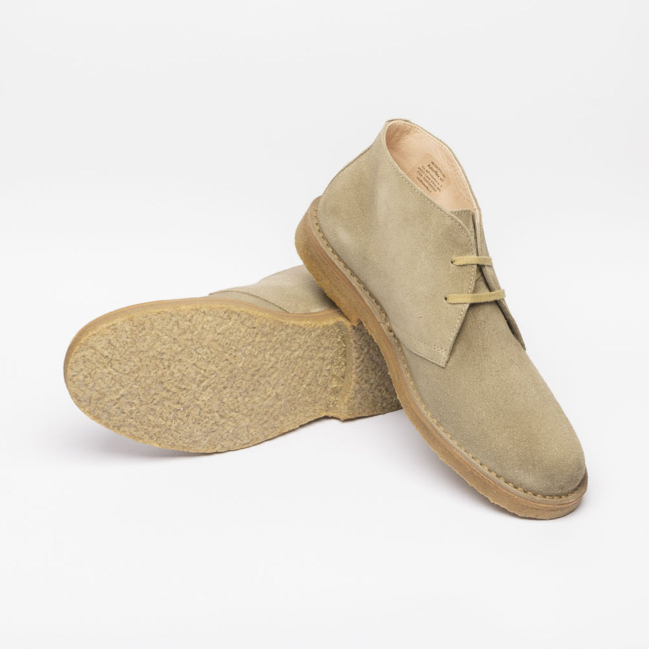 Astorflex Greenflex Chukka Boot in Beige Suede (Green Military)