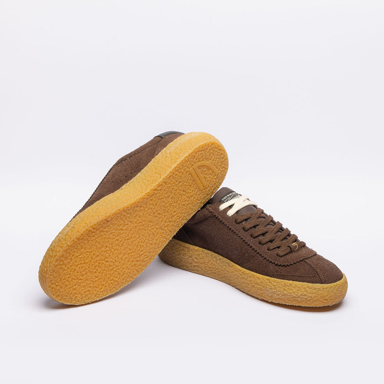 Sneaker eco-friendly Puraai Cocoa in camoscio marrone