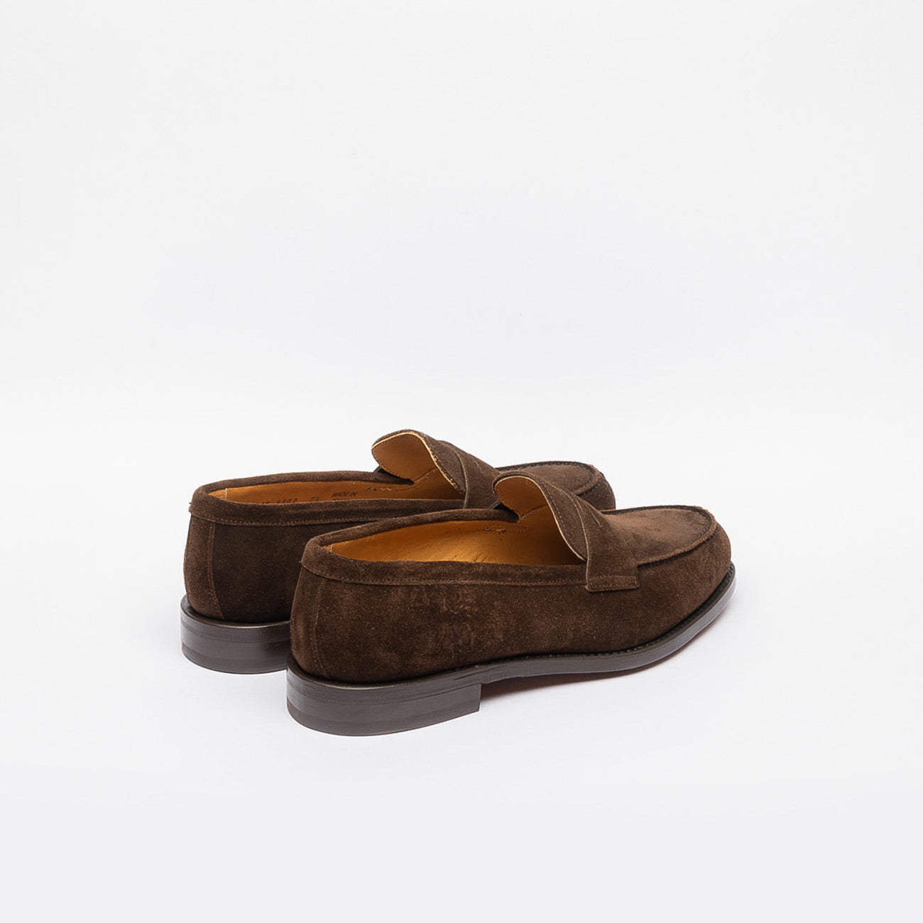 Berwick 5392 brown suede penny loafer