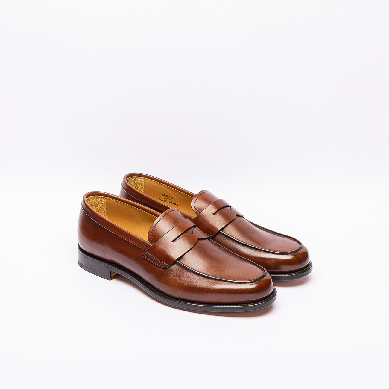 Mocassino penny Church's Milford in pelle marrone (Burnt)