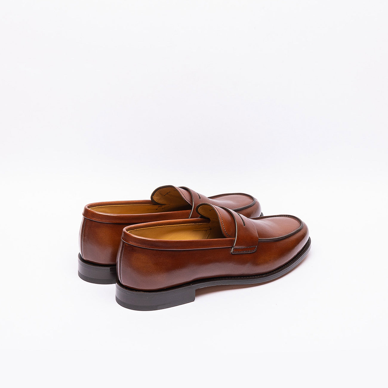 Mocassino penny Church's Milford in pelle marrone (Burnt)