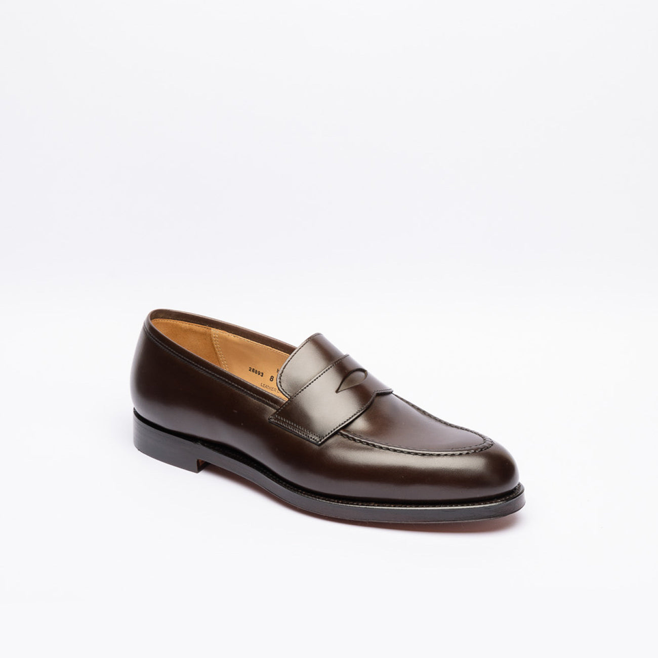 Mocassino penny Crockett & Jones Henley in pelle marrone (Coffee burnished)