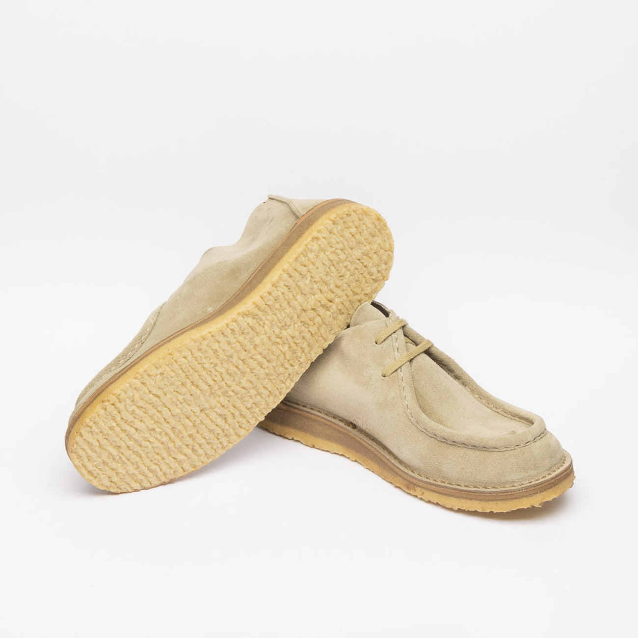 Stringata derby Astorflex Beenflex in camoscio beige (Stone)