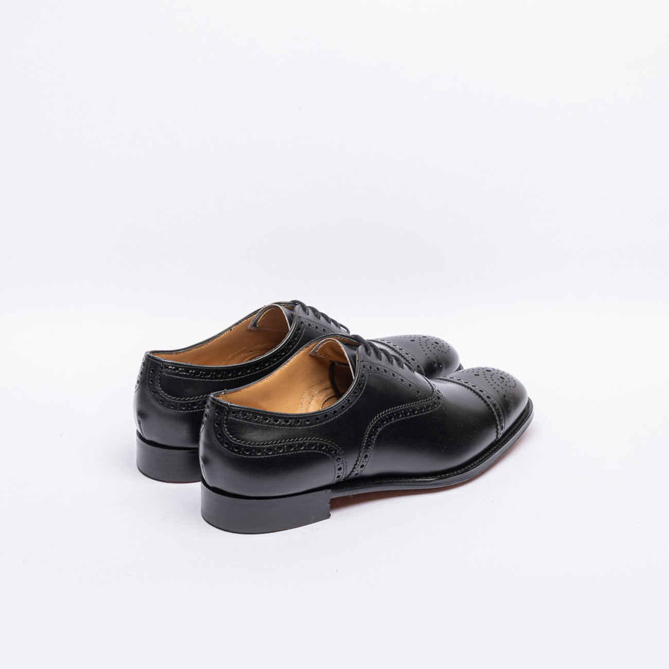 Stringata oxford Cheaney Joseph & Sons Wilfred in pelle nera
