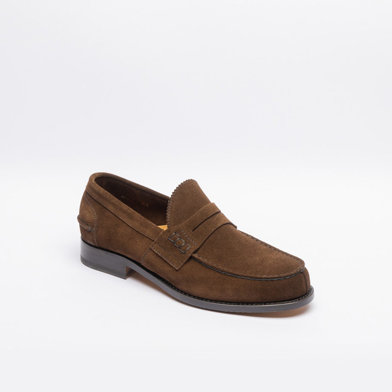Borghini 750 brown suede penny loafer