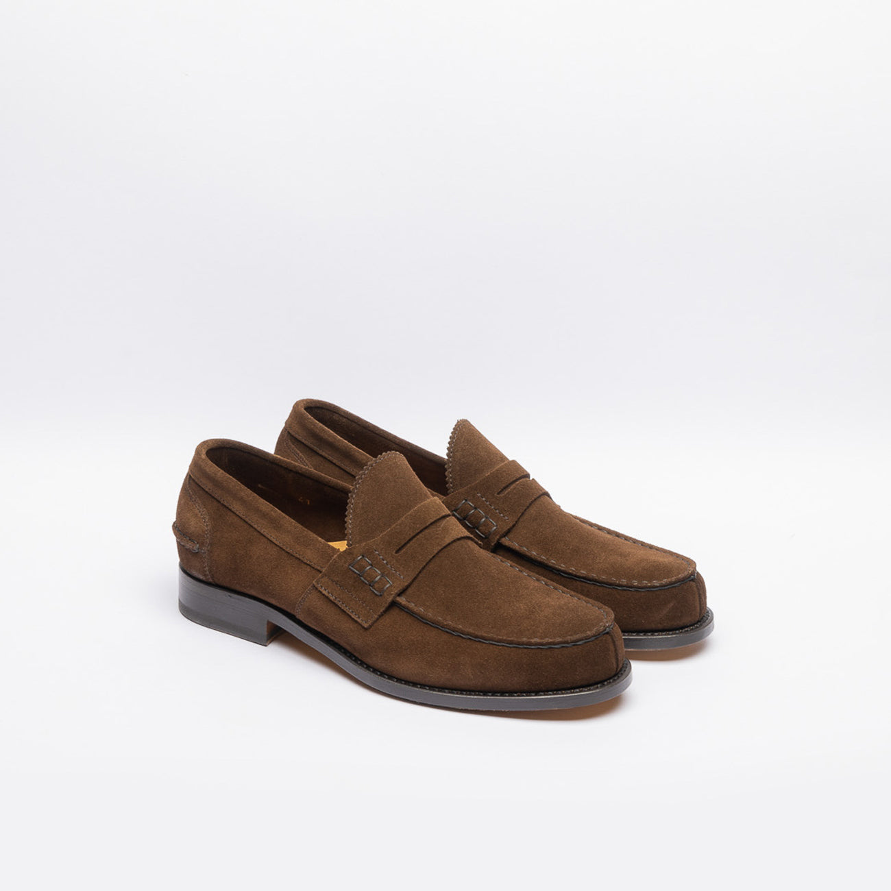 Borghini 750 brown suede penny loafer