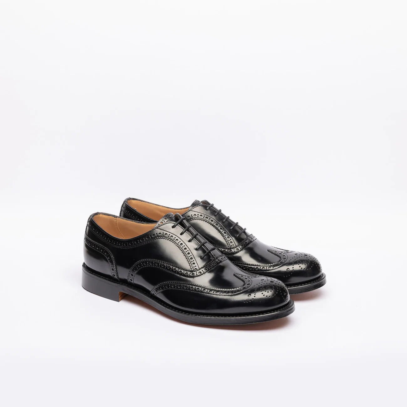 Cheaney Arthur III lace-up shoe in black leather