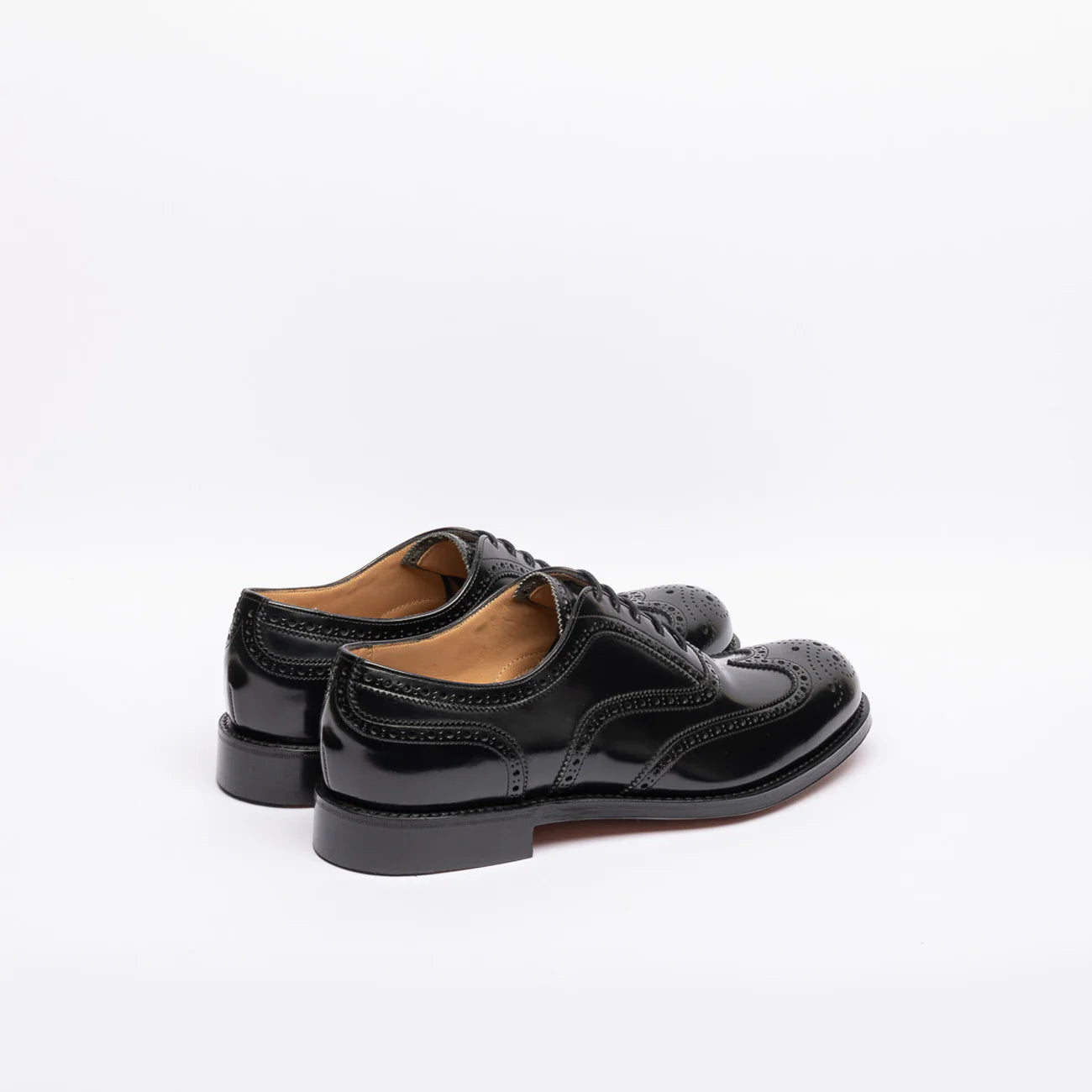 Stringata oxford Cheaney Joseph & Sons Arthur III in pelle spazzolata nera