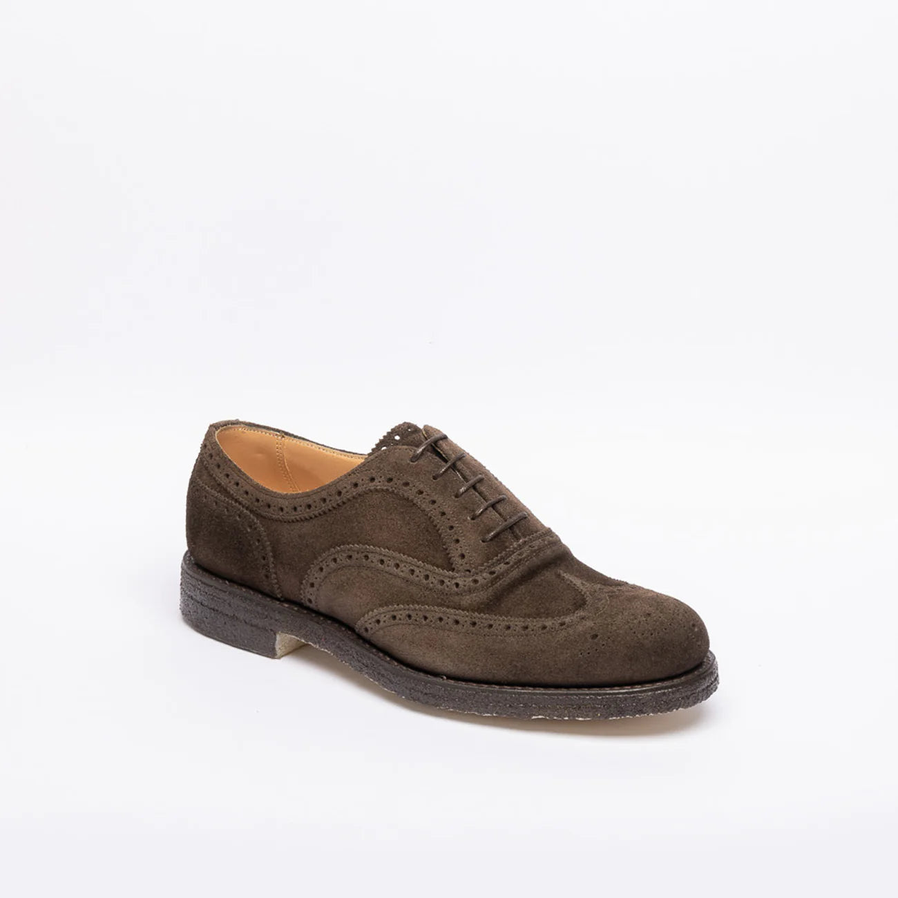 Stringata oxford Cheaney Joseph & Sons Arthur III in camoscio marrone (Taglia 9.5 UK)