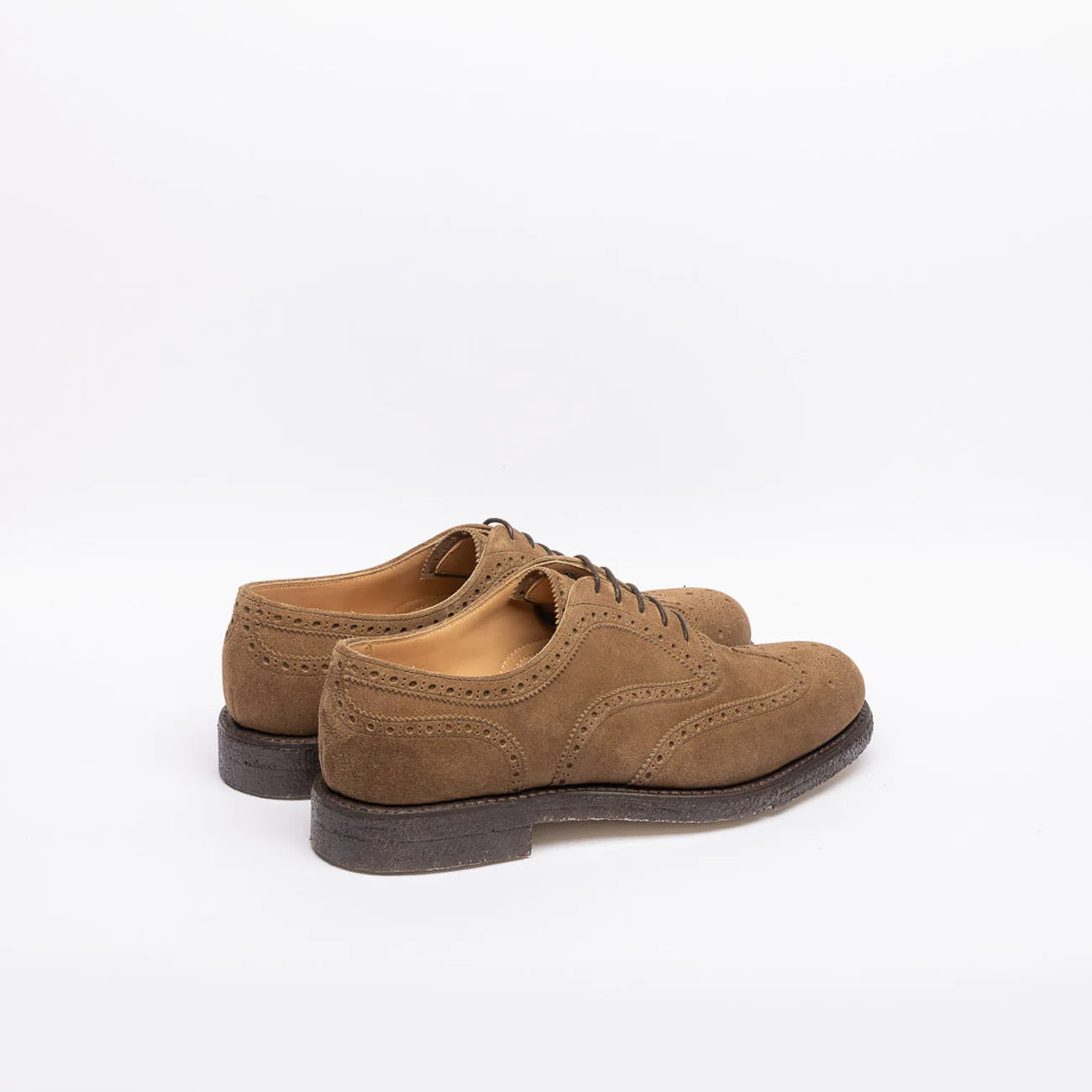 Cheaney Joseph & Sons Arthur III oxford lace-up in beige suede