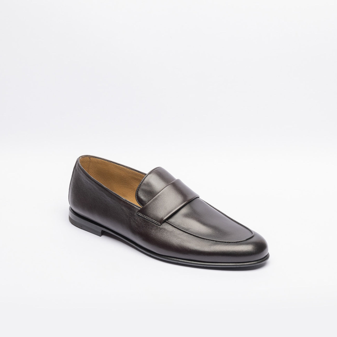 Mocassino penny Barrett 221U006 in pelle marrone