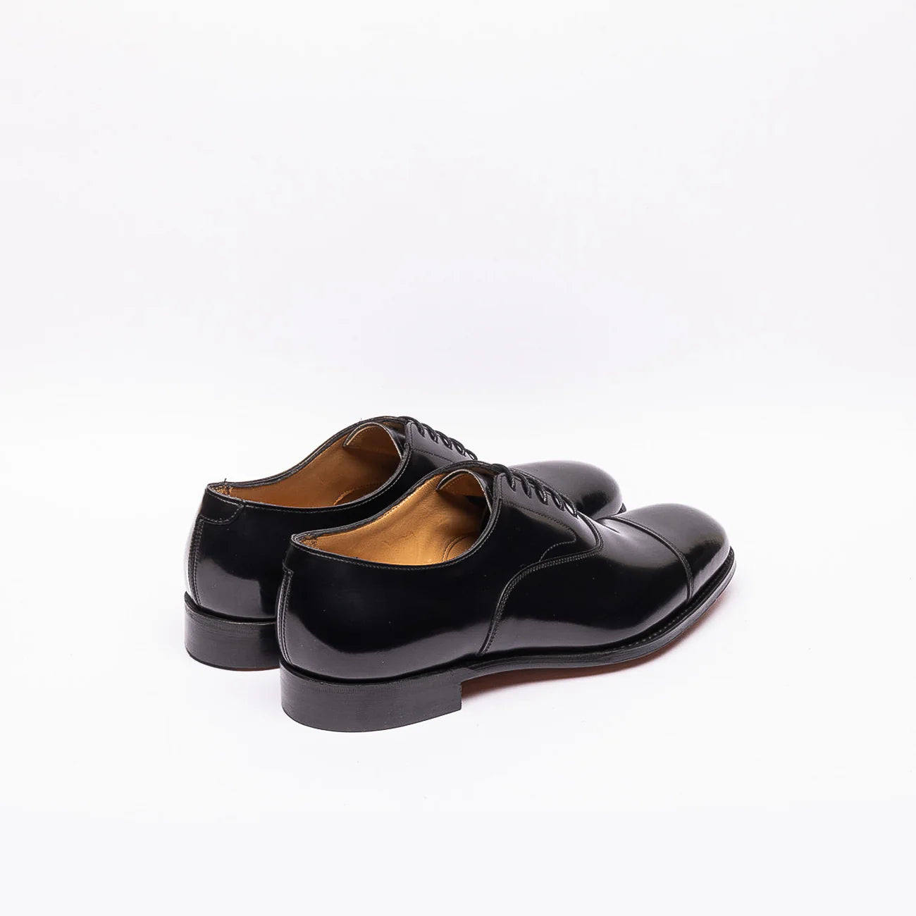 Stringata oxford Cheaney Joseph & Sons Alfred in pelle spazzolata nera