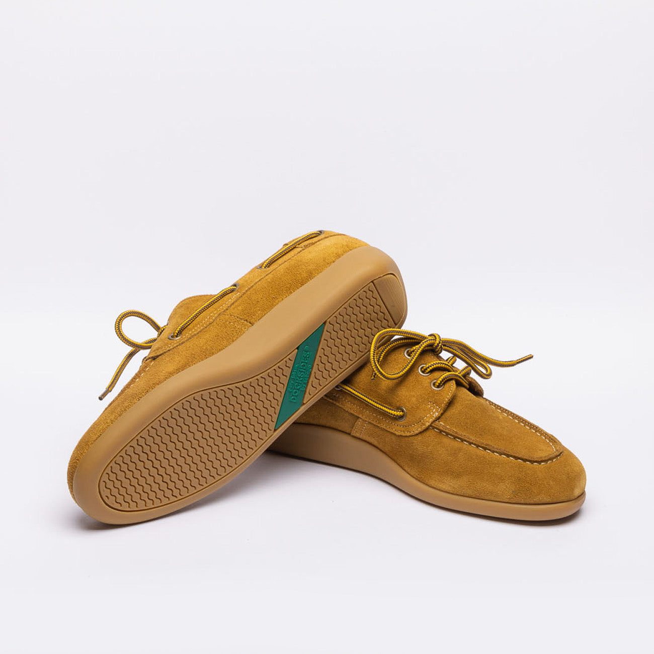 Stringata derby Sebago Gary Jobson in camoscio marrone chiaro