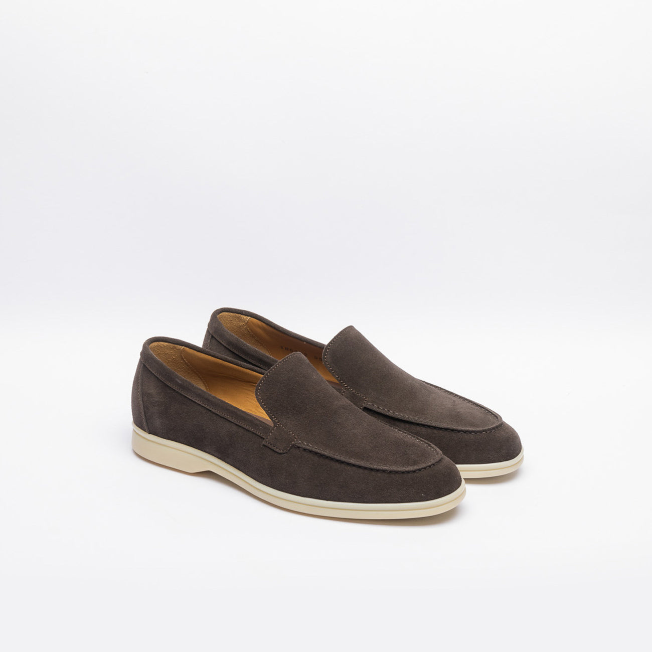 Mocassino slip-on Berwick 5543 in camoscio marrone
