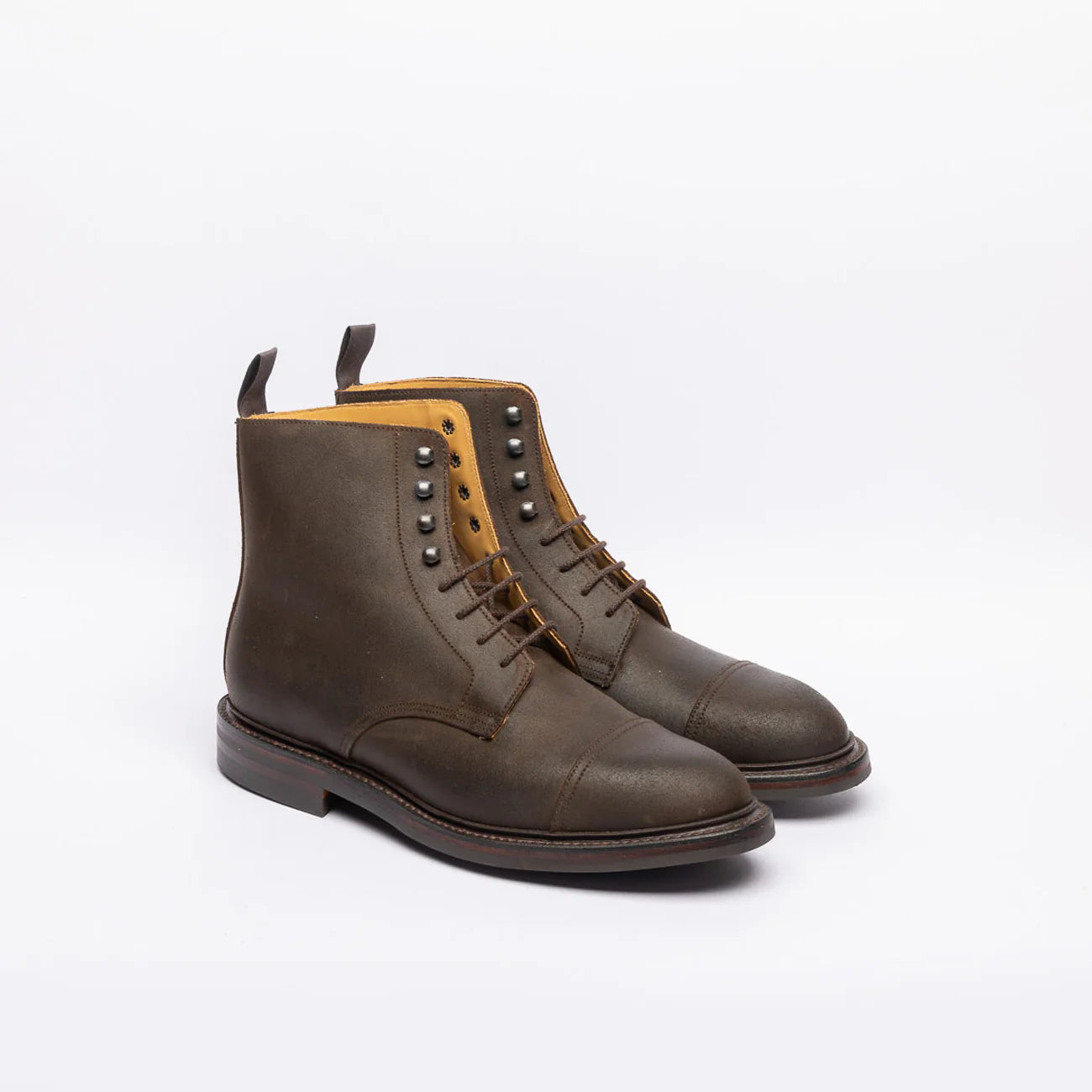 Stivale derby Crockett & Jones Coniston in pelle vintage marrone