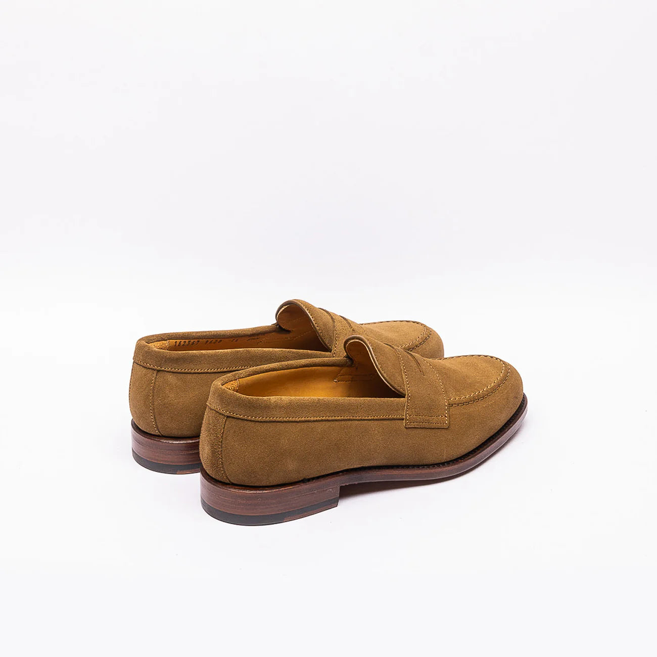 Berwick 9628 penny loafer in beige suede