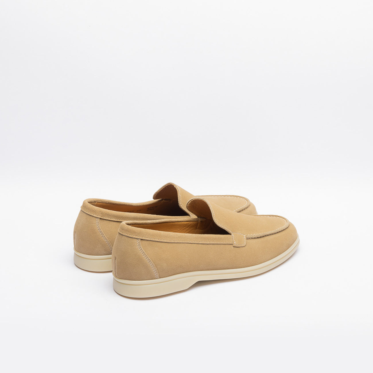 Mocassino slip-on Berwick 5543 in camoscio beige