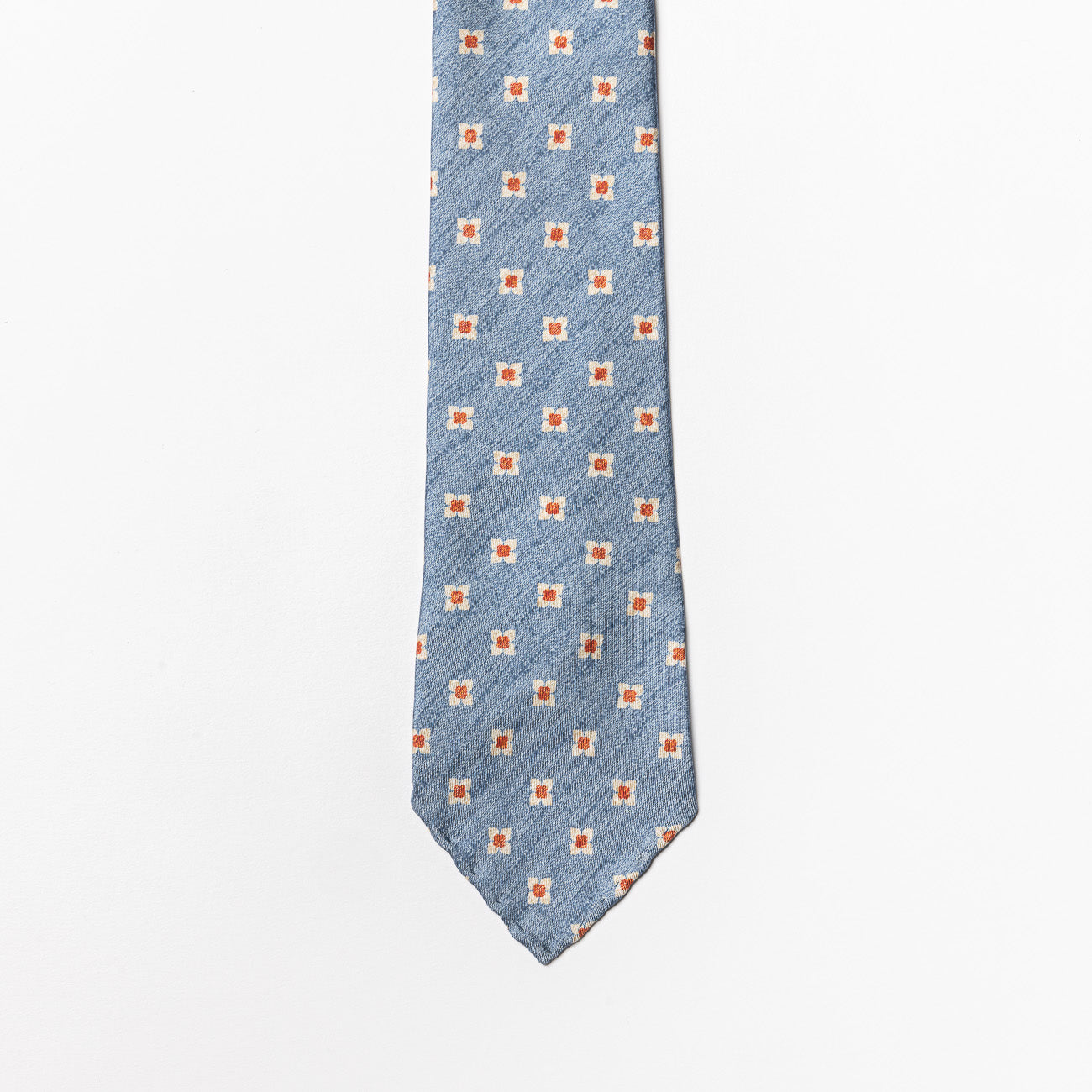 Cravatta sfoderata Tailor’s and Ties in seta azzurro scuro