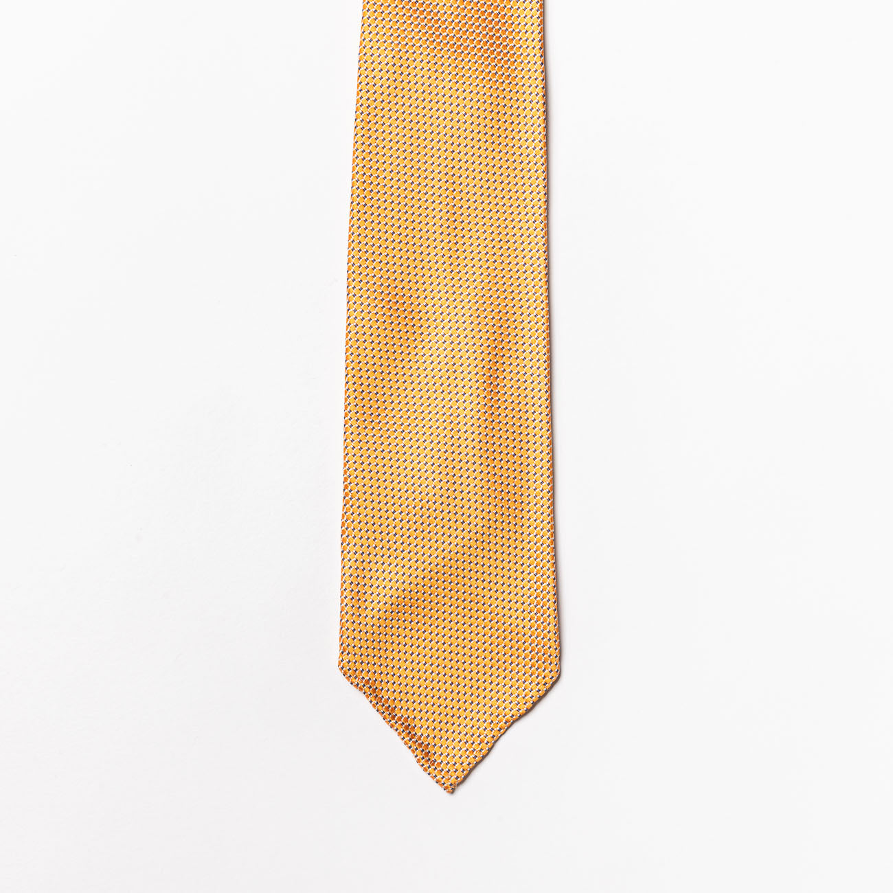 Cravatta sfoderata Tailor’s and Ties in seta gialla