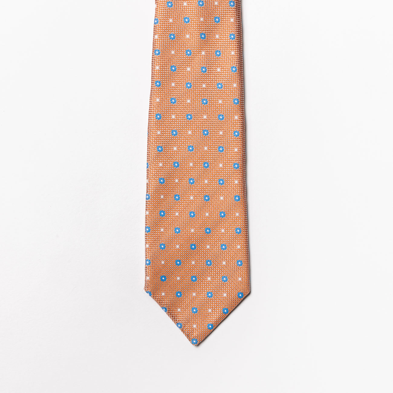 Cravatta 5 pieghe Tailor’s and Ties in seta arancione