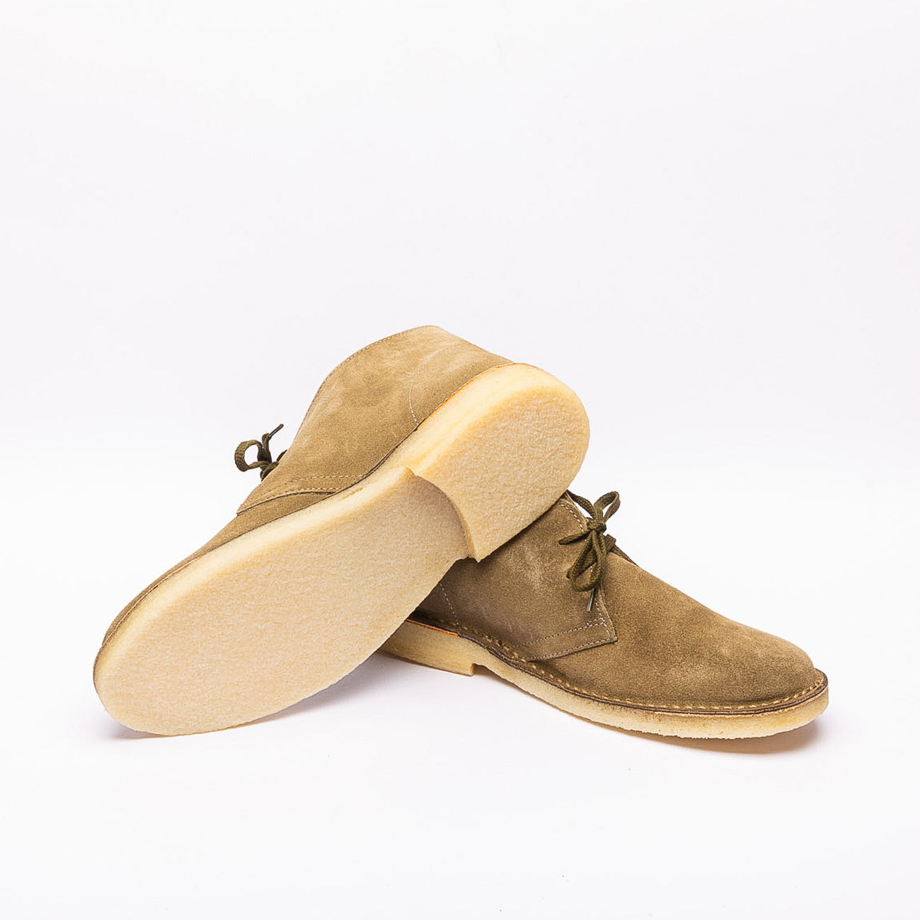 Stivale chukka Astorflex Driftflex in camoscio beige (Green Military)