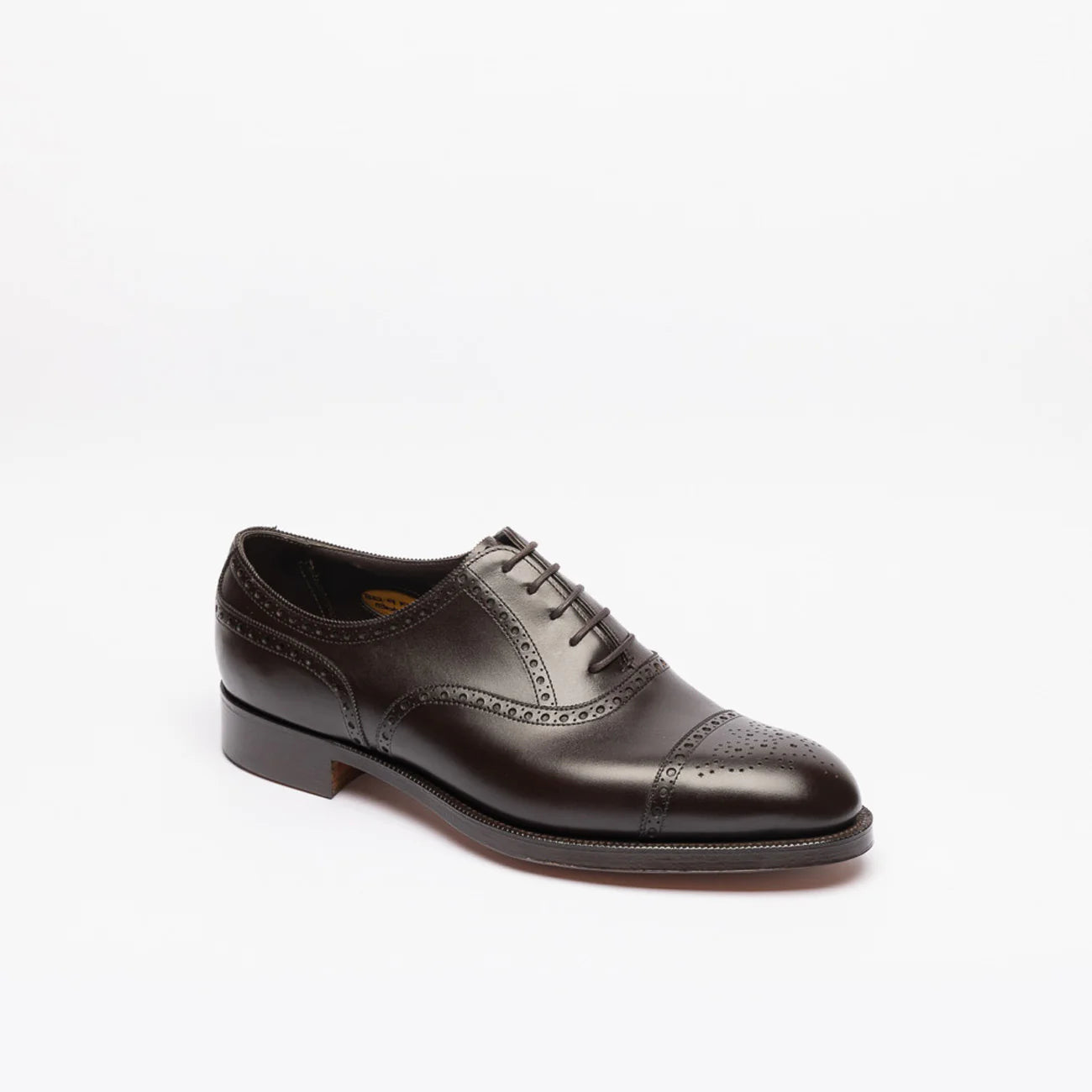 Stringata oxford Edward Green Cadogan in pelle marrone (Espresso)